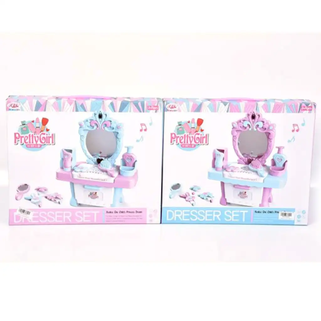 imagen de Mesa de tocador Pretty Girl con accesorios en dos versiones 1