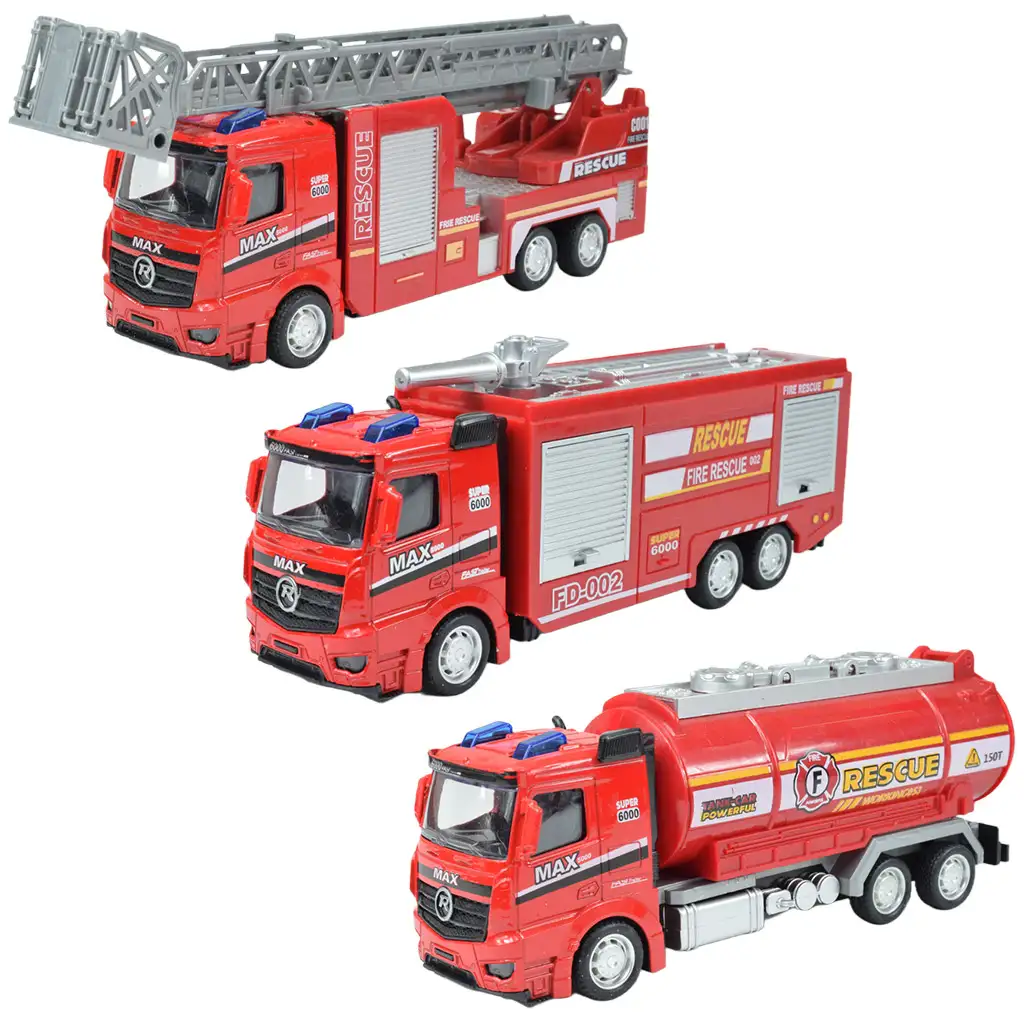 imagen de Metal Gear: Camión de bomberos con rueda de fricción en varias versiones 19cm 1ud 1