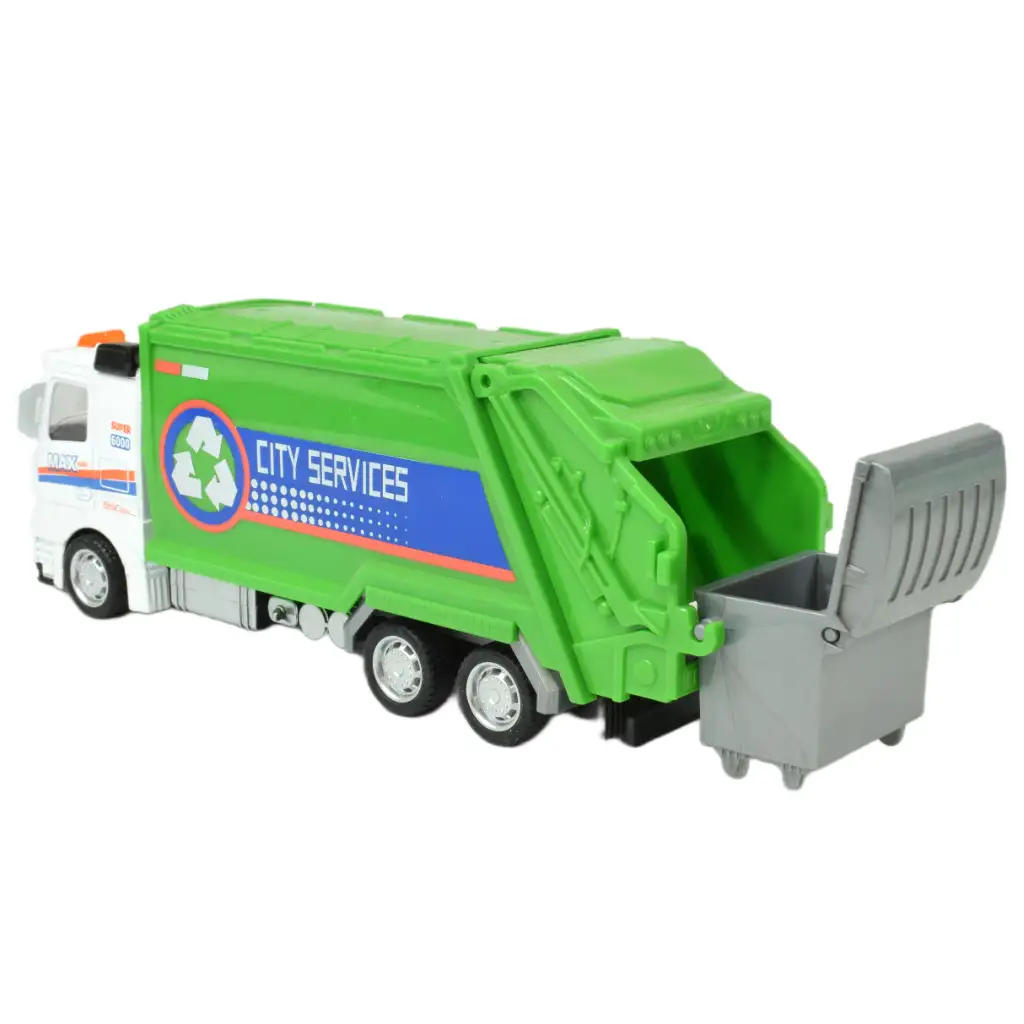 imagen de Metal Gear: Camión de recogida de basura con ruedas de metal en varias versiones 19cm 1ud 4