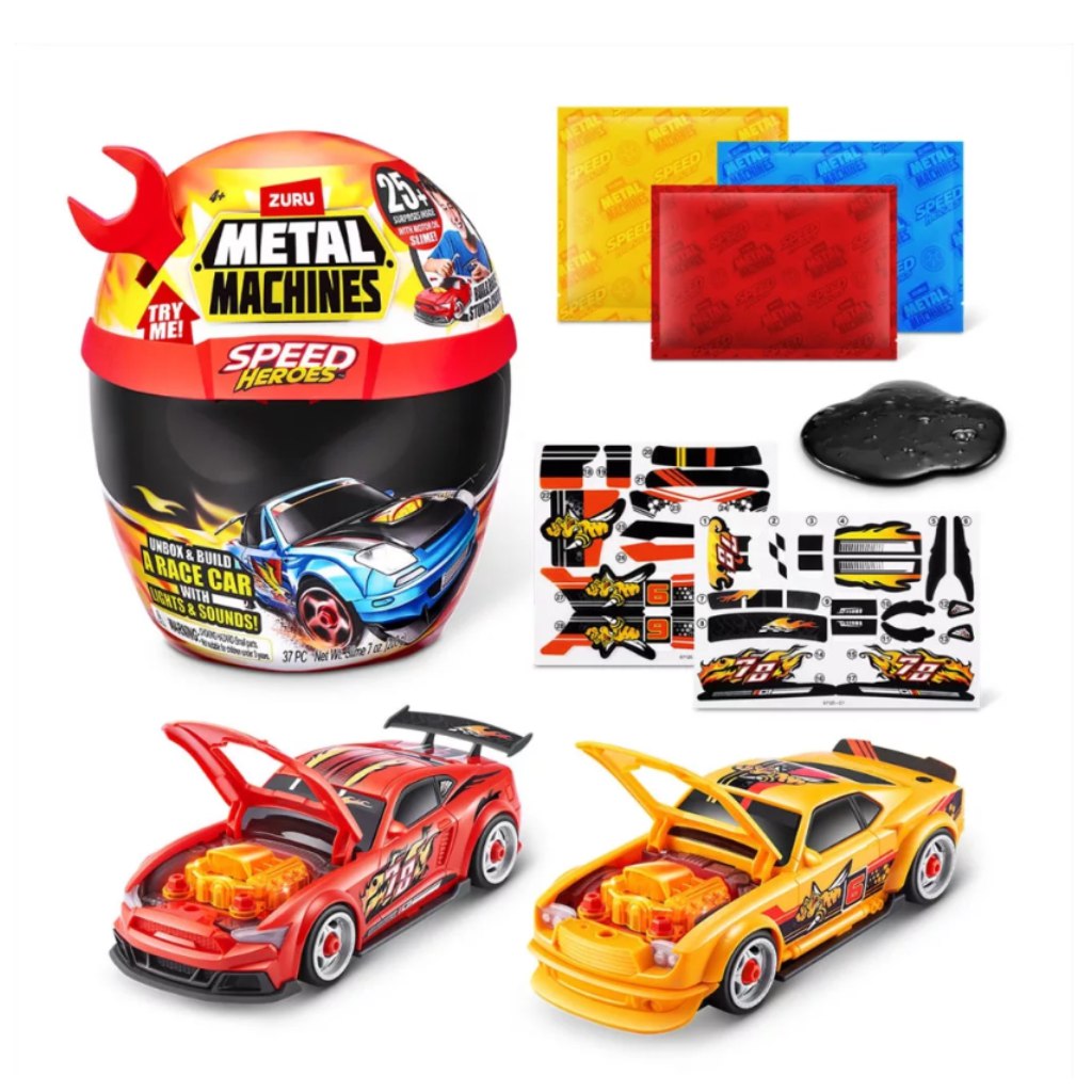 imagen de Metal Machines Speed Heroes set de juego sorpresa en casco 3