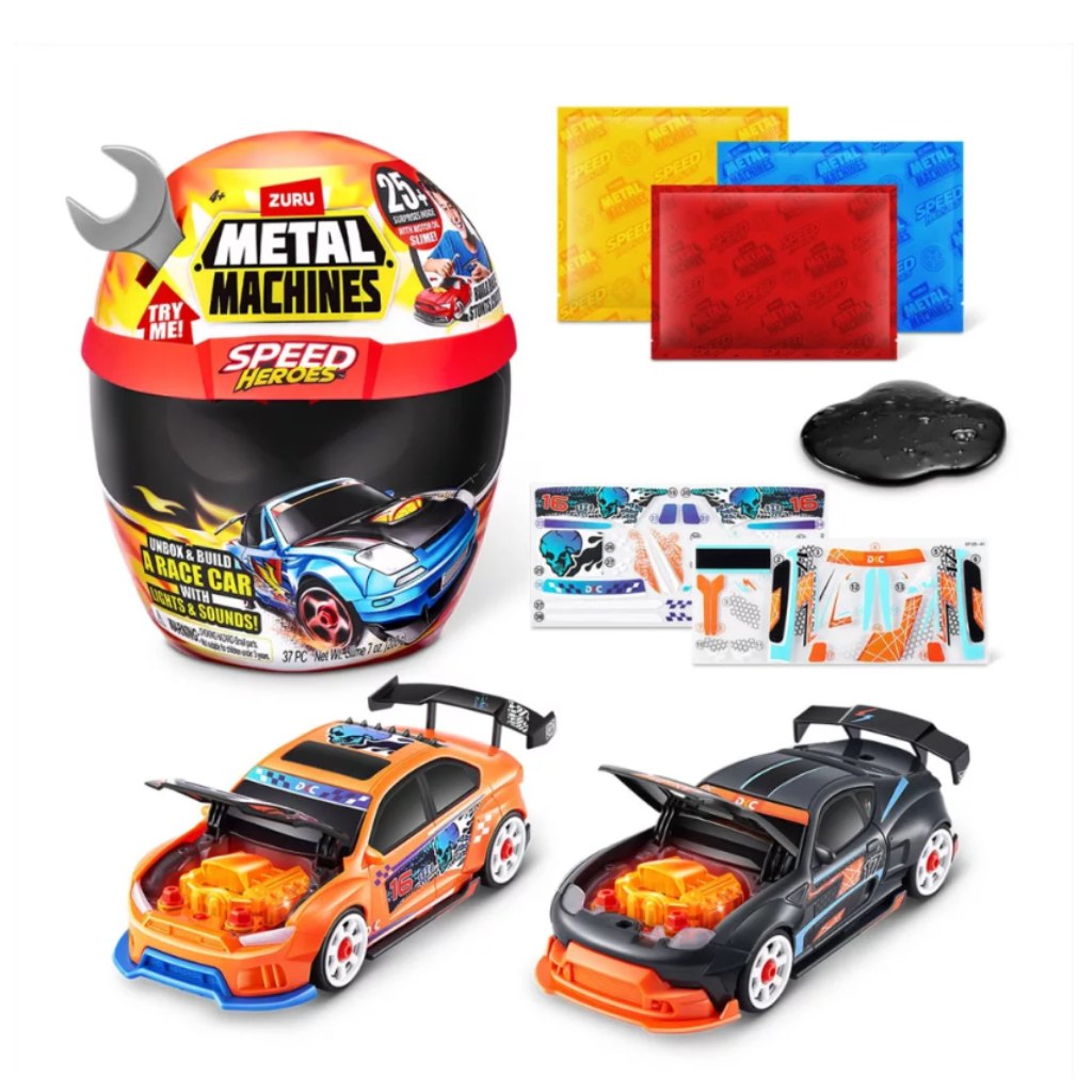 imagen de Metal Machines Speed Heroes set de juego sorpresa en casco 4