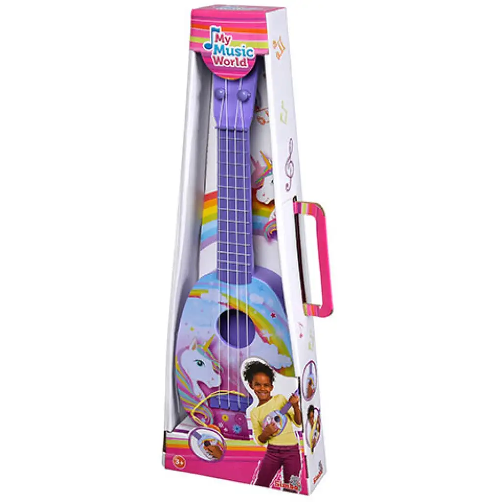 imagen de Mi Mundo Musical: Ukulele Unicornio 43cm - Simba Toys 1