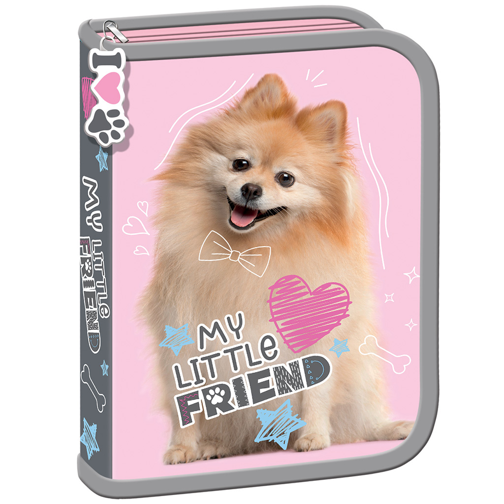 imagen de Mi Pequeño Amigo estuche desplegable con perro 20,5x13,5x3,5cm 1