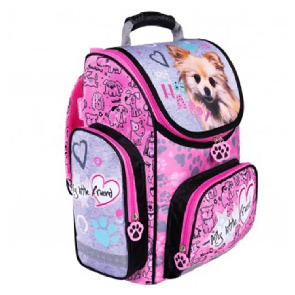 imagen de Mi pequeño amigo Happy mochila escolar perruna 35,5x27,5x16cm 1