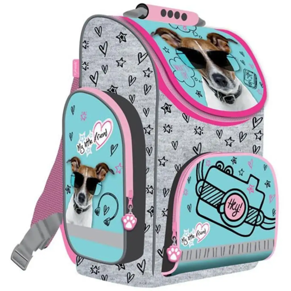 imagen de Mi Pequeño Amigo: Mochila ergonómica con perrito, 35,5x27,5x16cm 1