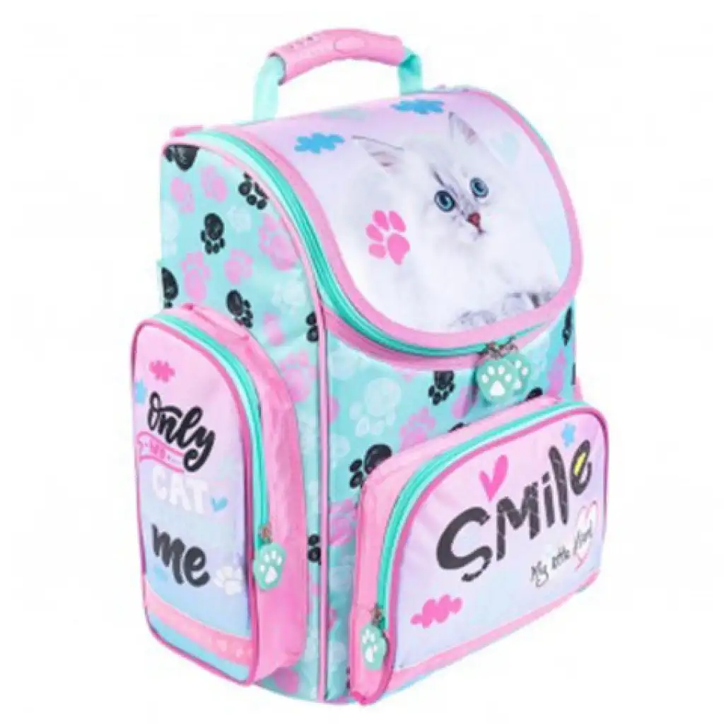 imagen de Mi pequeño amigo Smile mochila de gato 35,5x27,5x16cm 1