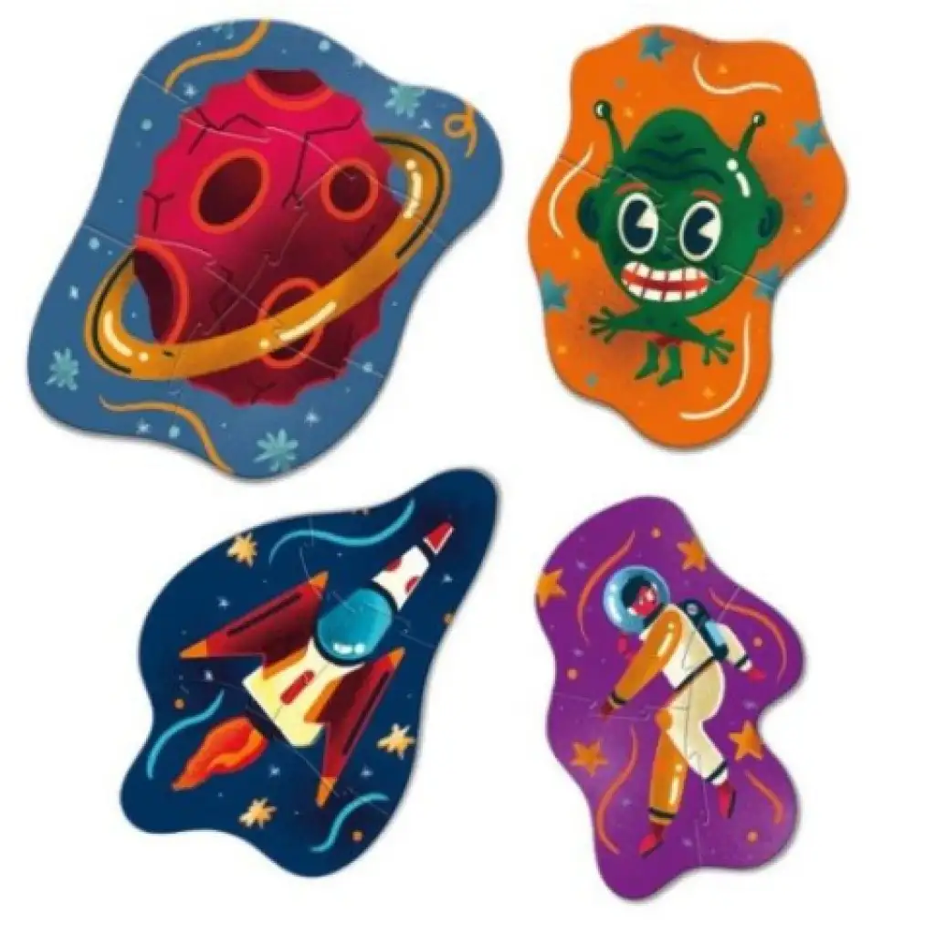 imagen de Mi primer rompecabezas: 4-en-1 Viaje espacial puzzle - Clementoni 2