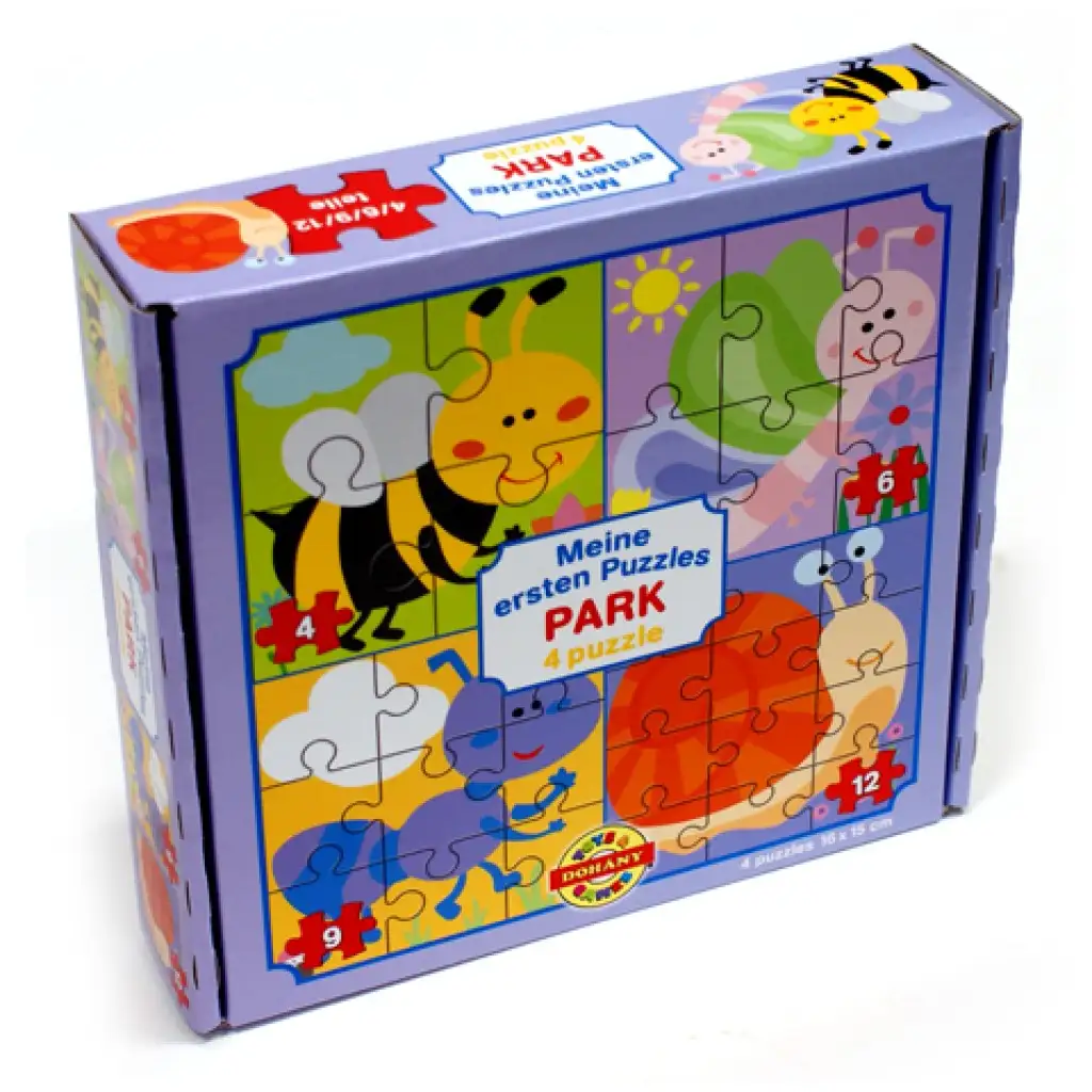 imagen de Mi primer rompecabezas: Pequeños del jardín 4 en 1 rompecabezas para bebés 1