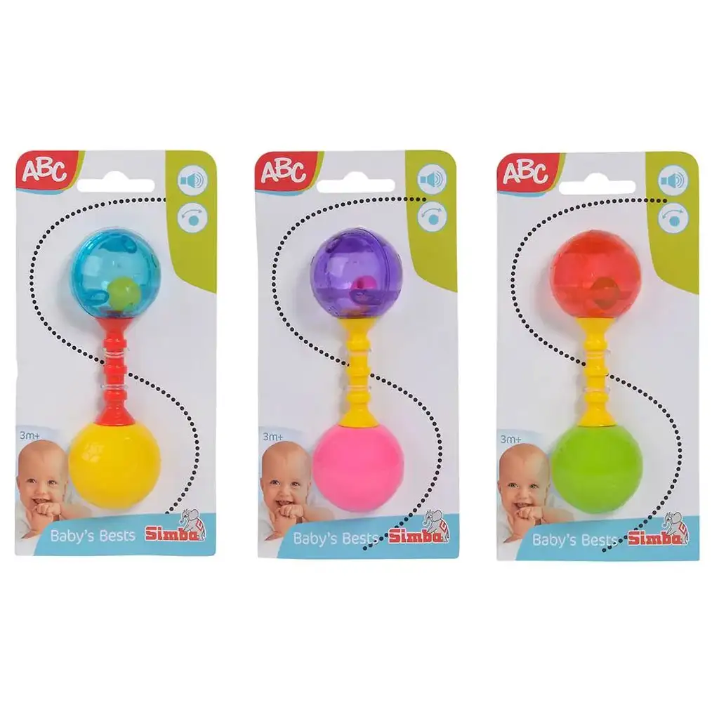 imagen de Mi primer sonajero ABC juguete para bebés en varias versiones - Simba Toys 1