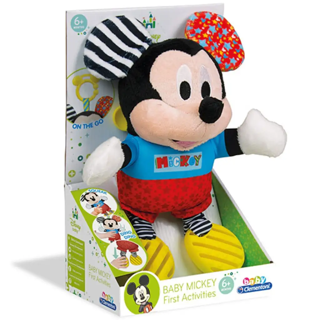 imagen de Mickey Mouse bebé peluche - Clementoni 1