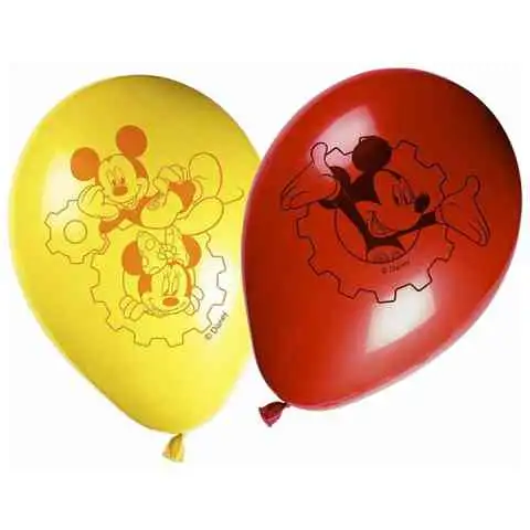 imagen de Mickey Mouse fiesta globos de colores set de 8 piezas 1