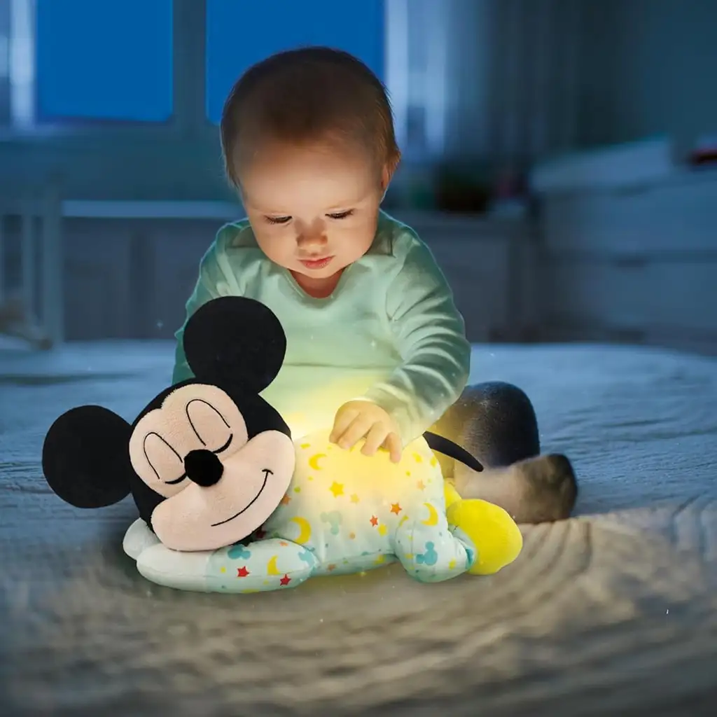 imagen de Mickey Mouse muñeco de peluche interactivo para dormir - Clementoni 3