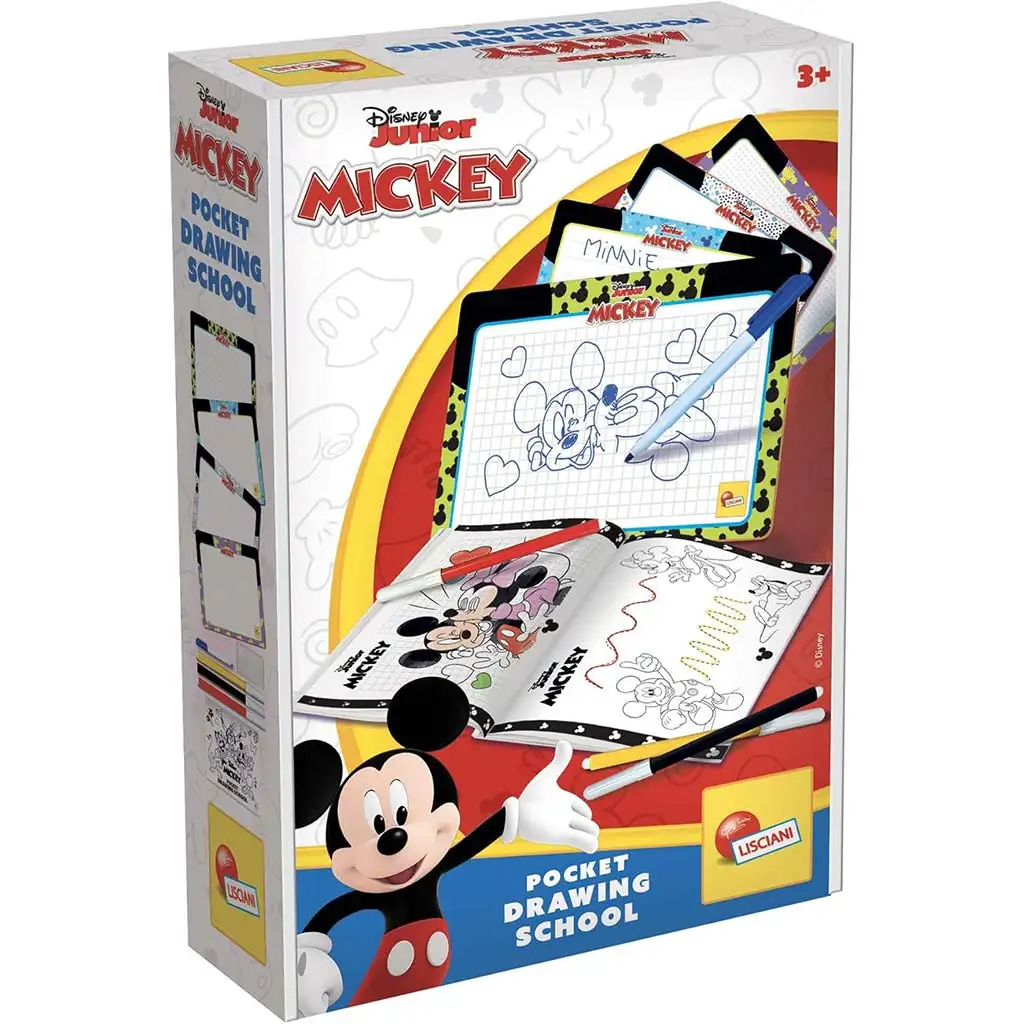 imagen de Mickey Mouse Pequeño tamaño escuela de dibujo - Lisciani 1