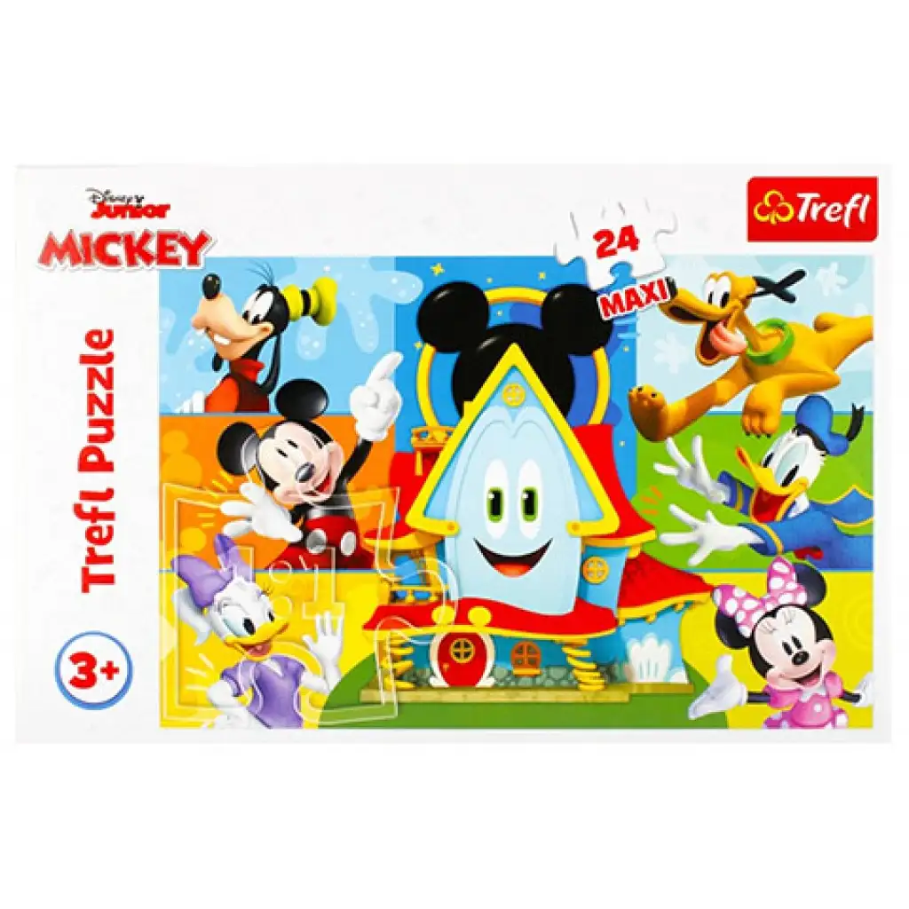 imagen de Mickey Mouse y sus amigos 24 piezas Maxi puzzle - Trefl 1