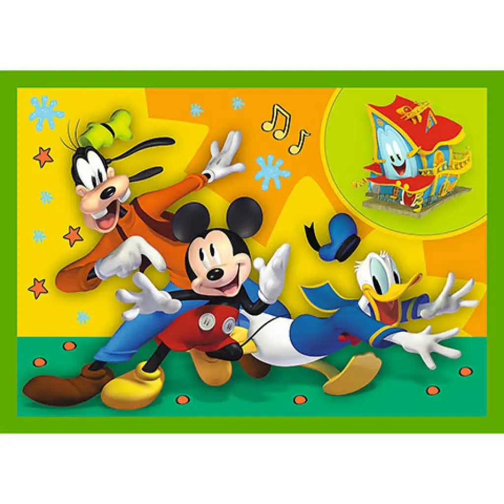 imagen de Mickey Mouse y sus amigos 4 en 1 rompecabezas - Trefl 4