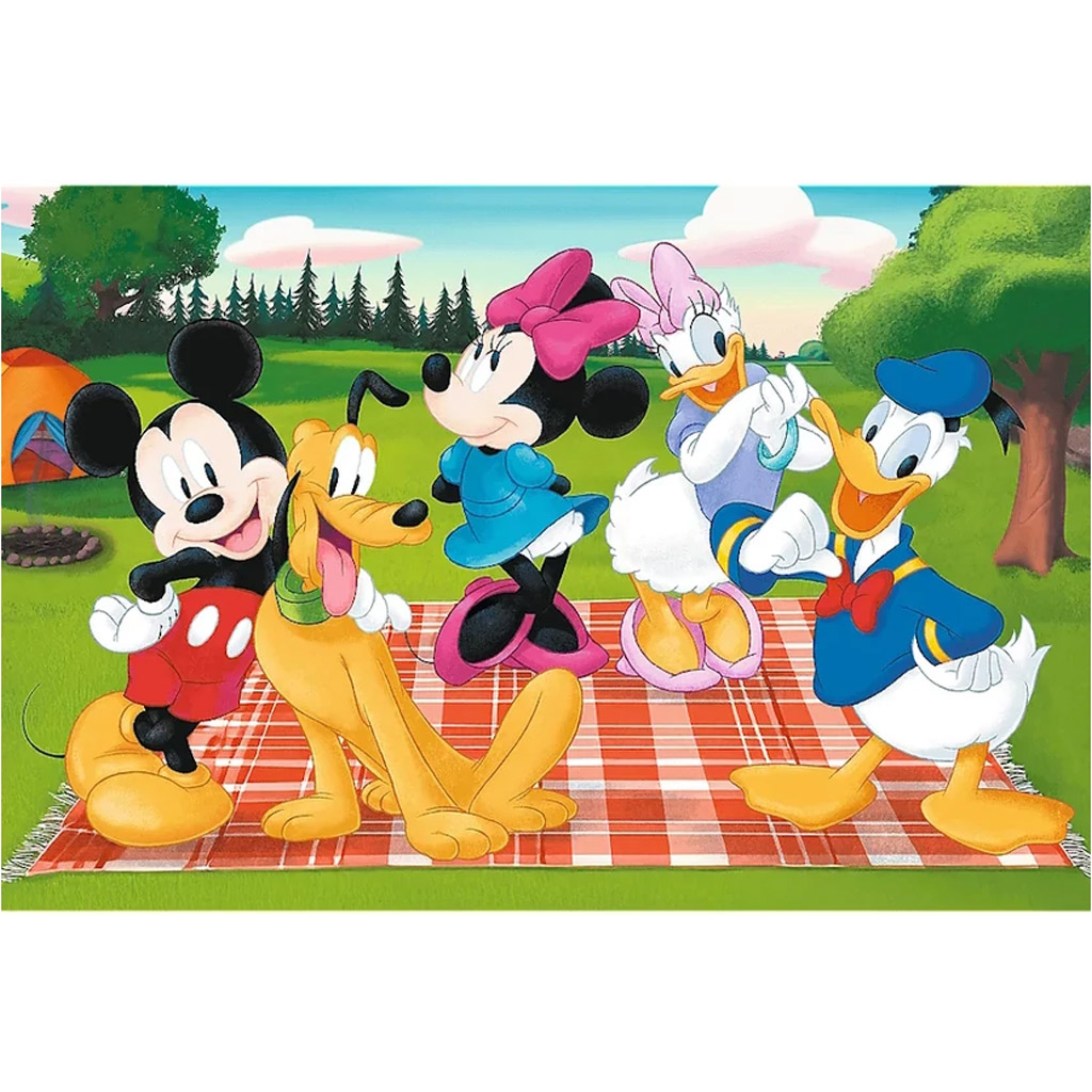 imagen de Mickey Mouse y sus amigos: Picnic 24 piezas Maxi puzzle - Trefl 2