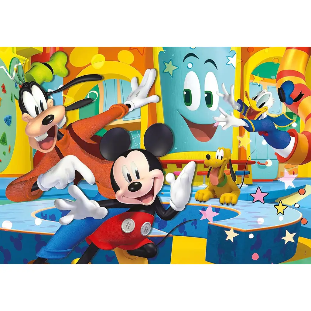 imagen de Mickey Mouse y sus amigos rompecabezas maxi supercolor de 60 piezas - Clementoni 2