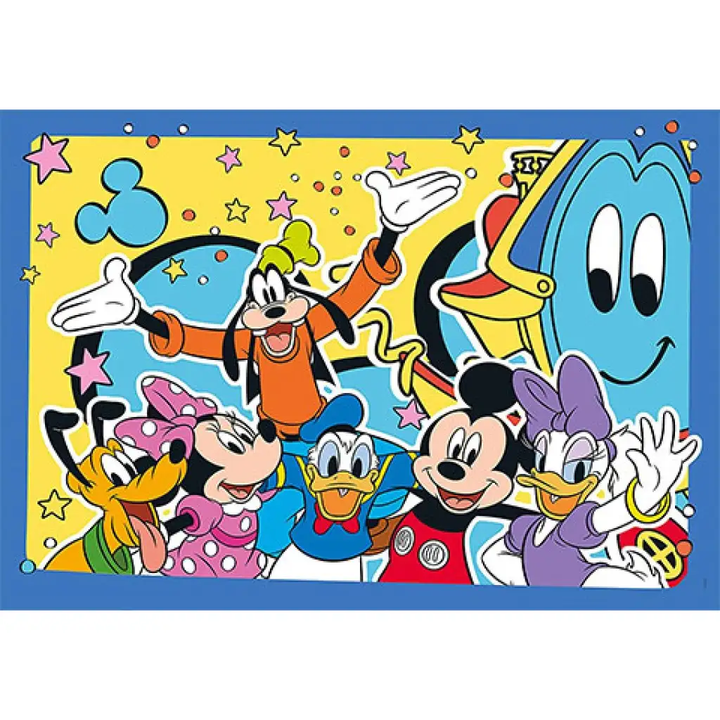 imagen de Mickey Mouse y sus amigos Supercolor 2 en 1 rompecabezas 2x20 piezas - Clementoni 2