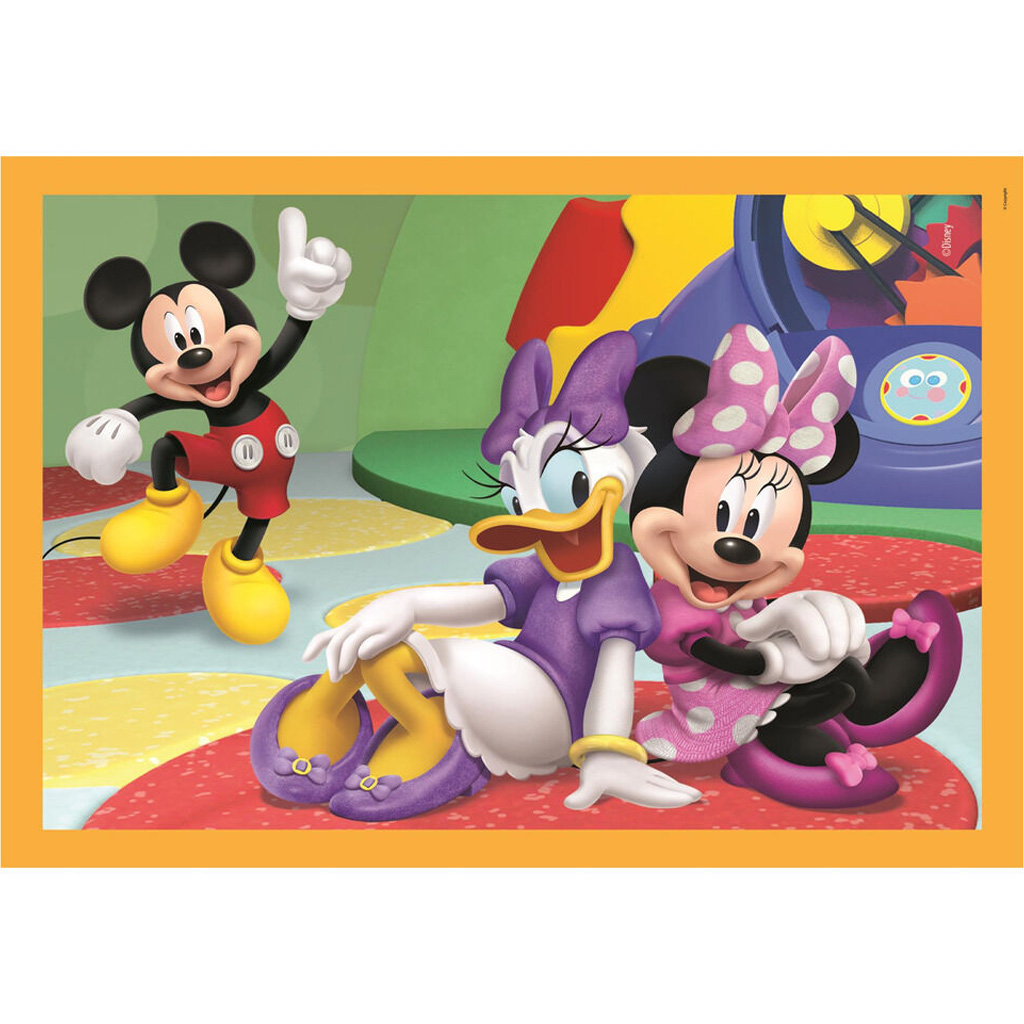 imagen de Mickey y sus amigos rompecabezas Supercolor 4 en 1 - Clementoni 5