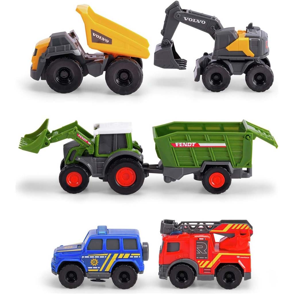 imagen de Micro City set de 5 coches pequeños abatibles - Dickie Toys 2