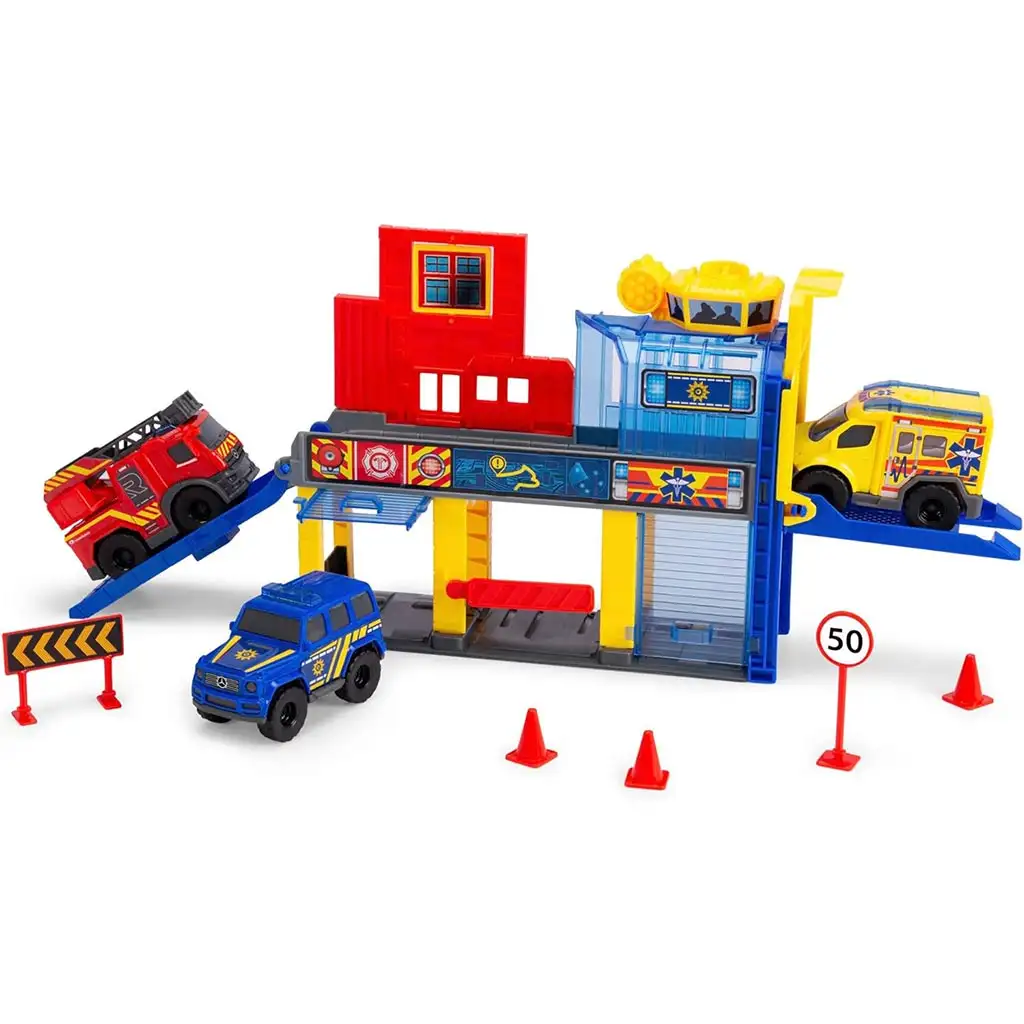 imagen de Micro SOS Station set - Dickie Toys 2