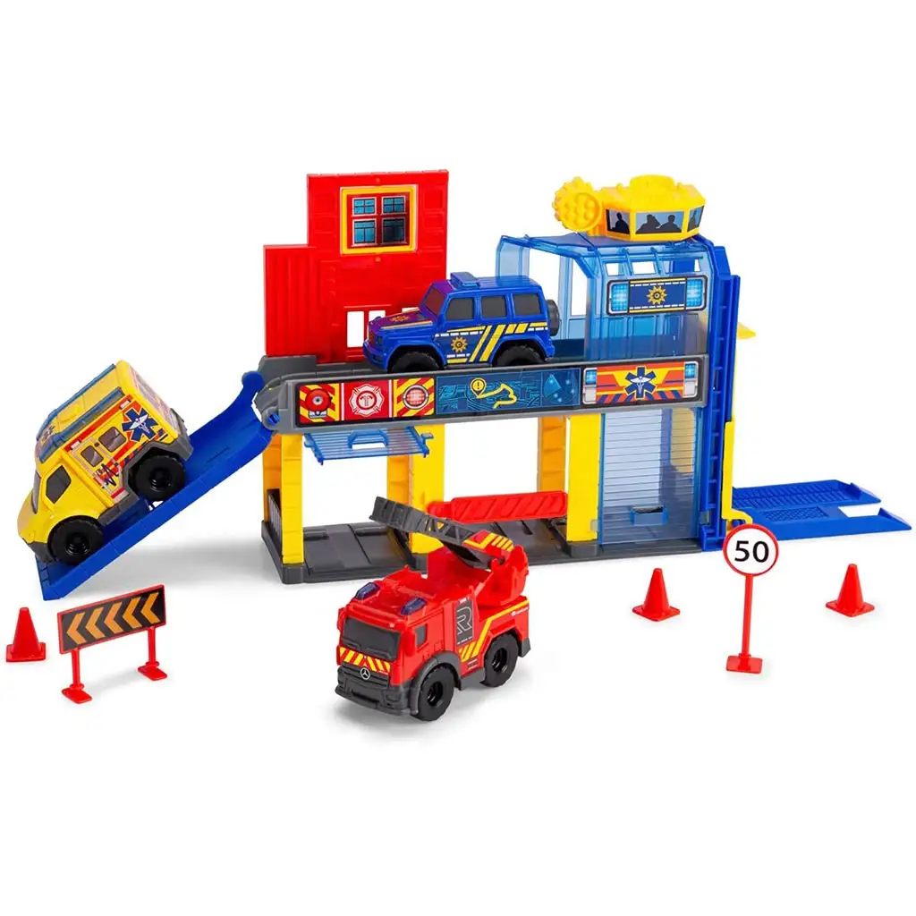 imagen de Micro SOS Station set - Dickie Toys 3