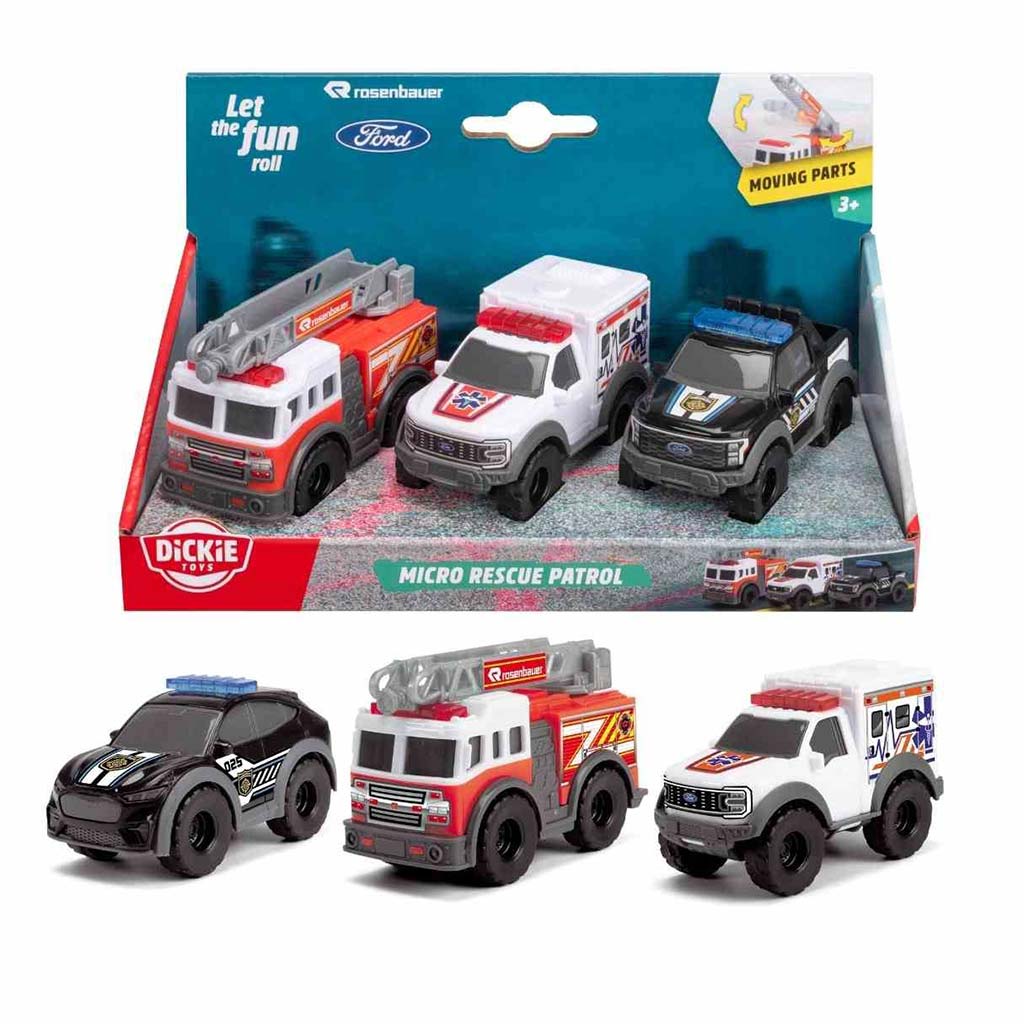 imagen de Micro vehículos de rescate en varias versiones 1/64 - Dickie Toys 2