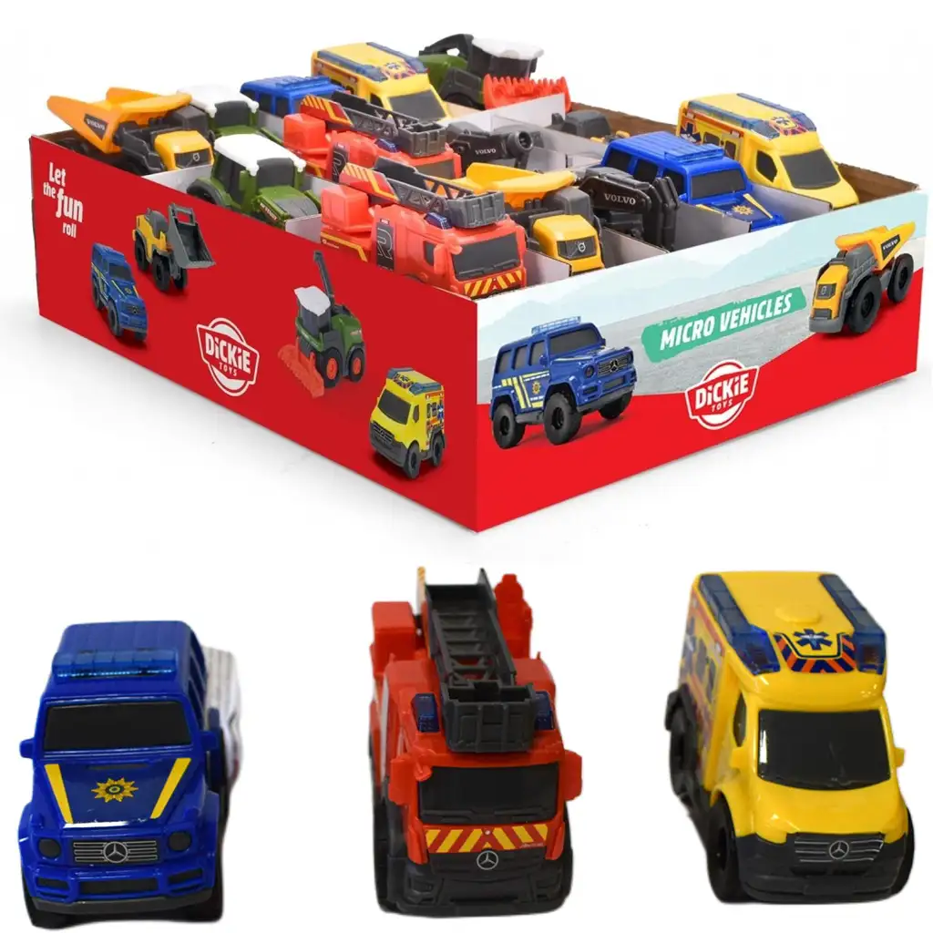 imagen de Micro vehículos en varias versiones 1 unidad - Dickie Toys 1