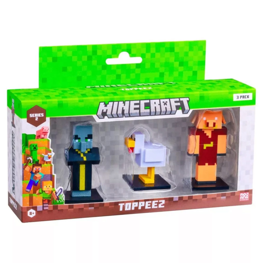 imagen de Minecraft 3D Toppeez 2.ª serie set de figuras de 3 piezas varios - 1 pieza 2