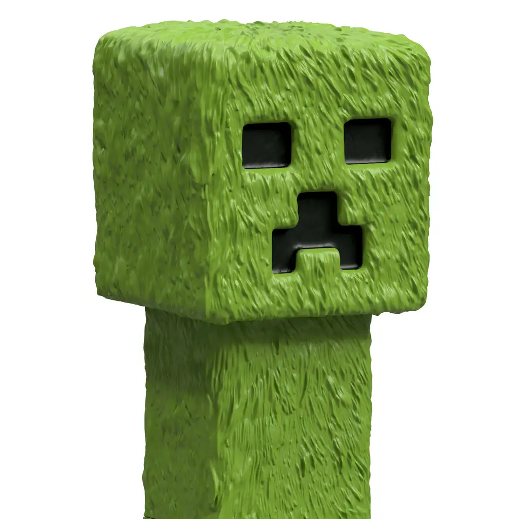 imagen de Minecraft: Figura de acción Creeper con accesorios de una película de Minecraft - Mattel 2