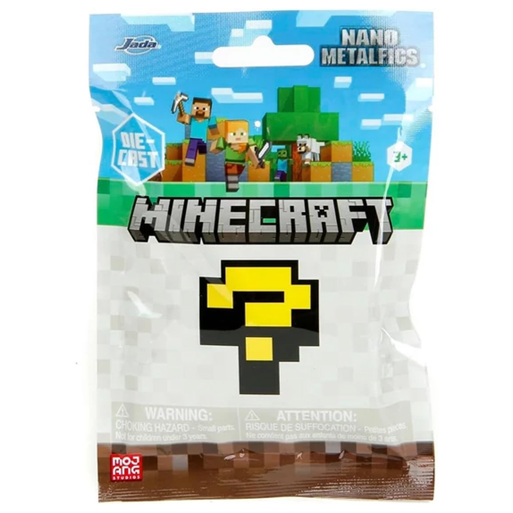 imagen de Minecraft: Figura de metal Nano Metalfigs, sorpresa, varios, 1 unidad - Jada Toys 3