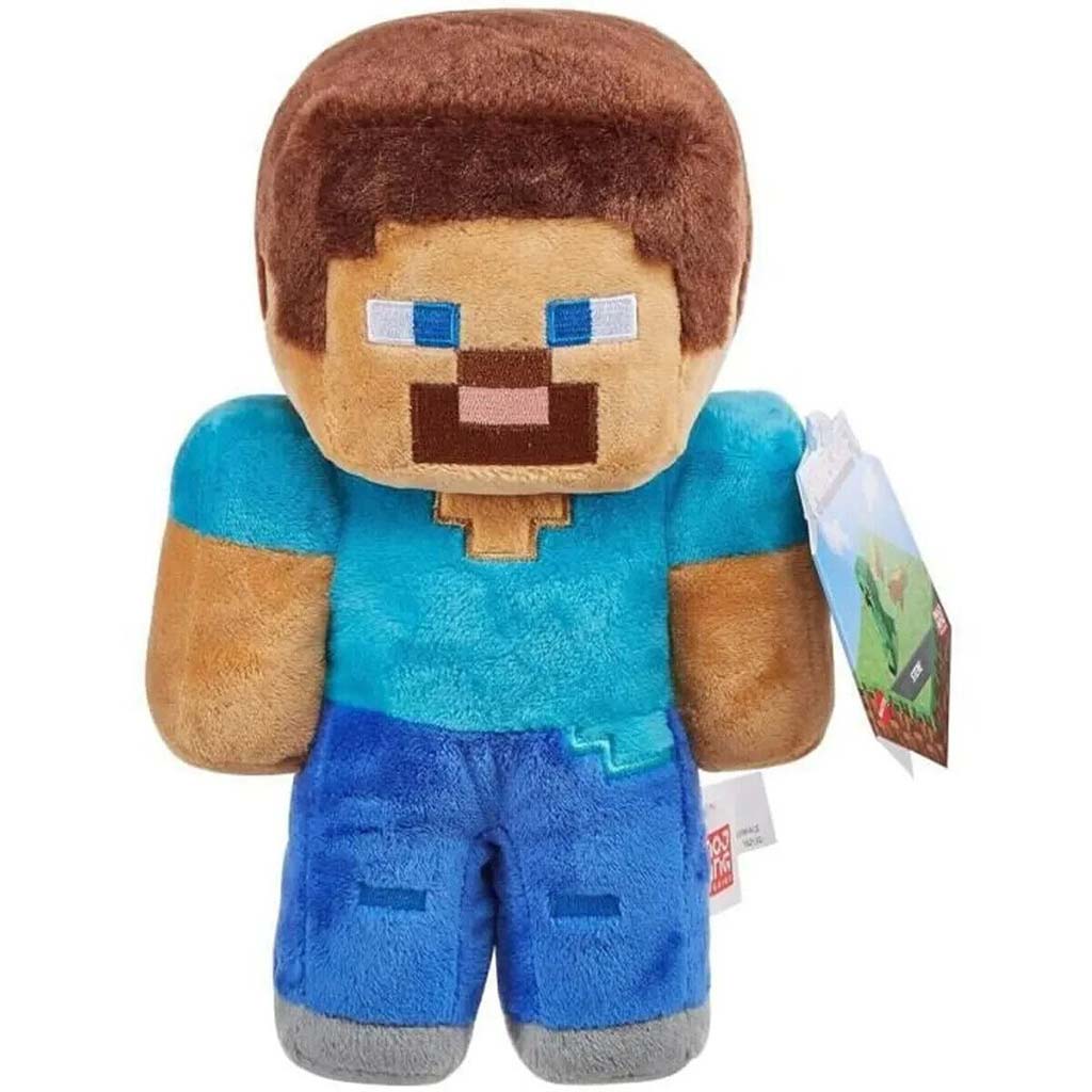 imagen de Minecraft: Figura de peluche de Steve - Mattel 1