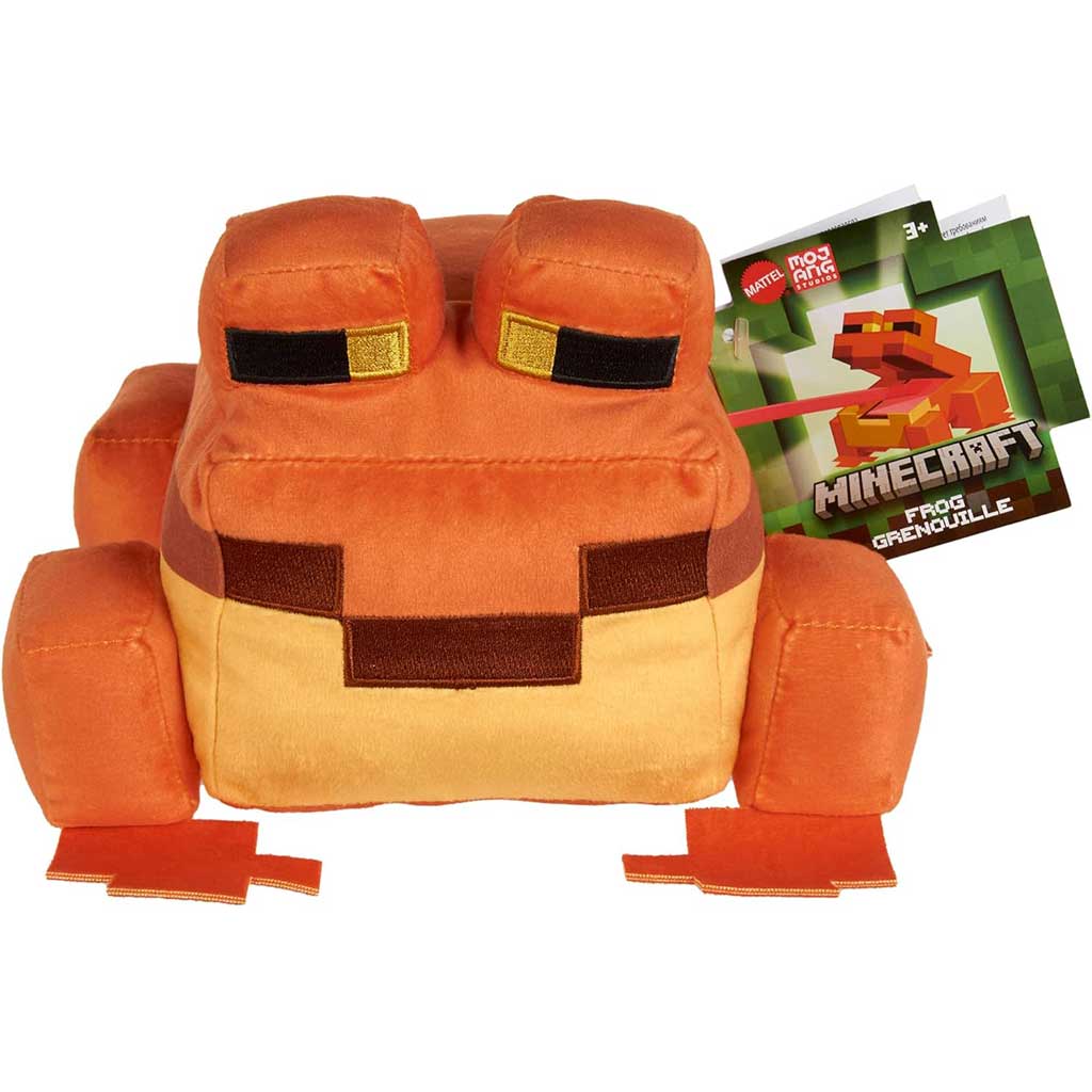 imagen de Minecraft: Figura de personaje de rana de peluche Grenoville - Mattel 1