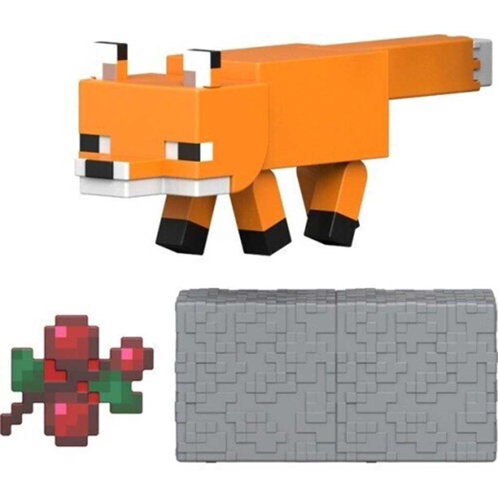 imagen de Minecraft: Figura de personaje Zorro con accesorios - Mattel 2