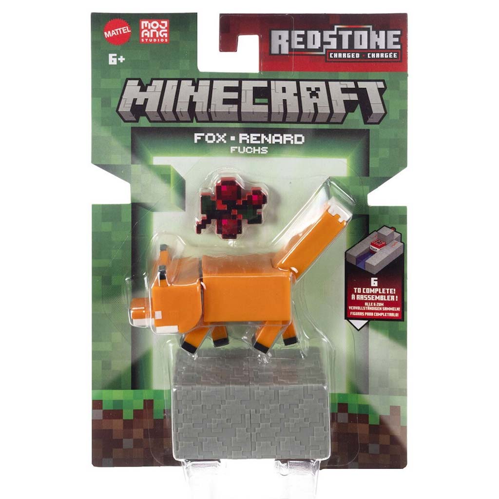 imagen de Minecraft: Figura de personaje Zorro con accesorios - Mattel 1