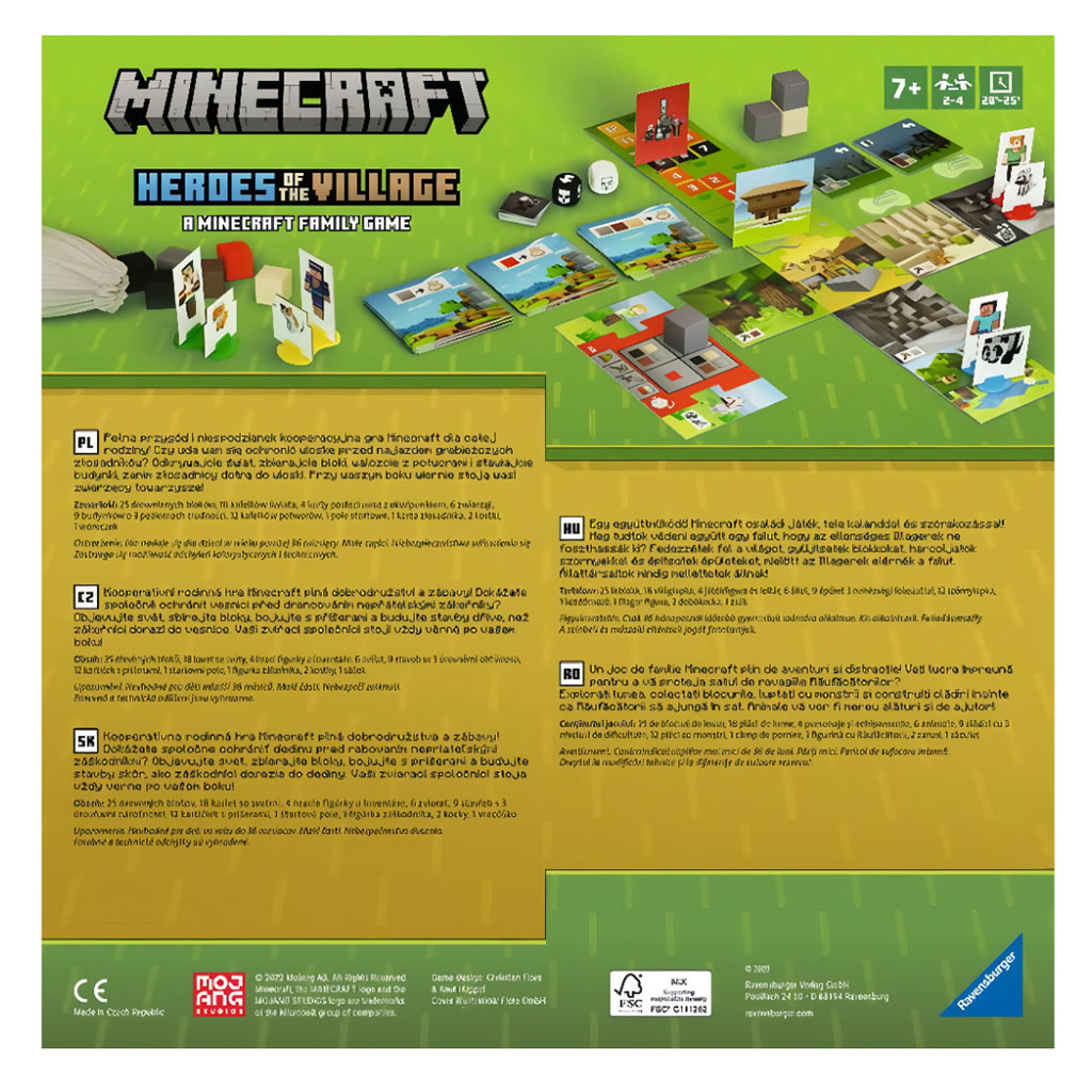imagen de Minecraft Héroes del pueblo juego de mesa - Ranvensburger 3