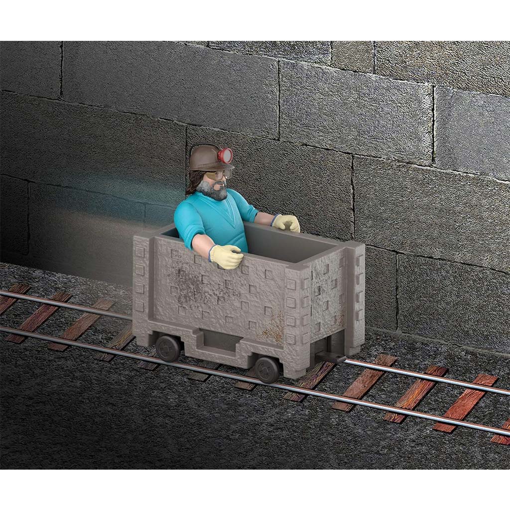 imagen de Minecraft La Película - Steve y el set de juego del carrito de mina - Mattel 6