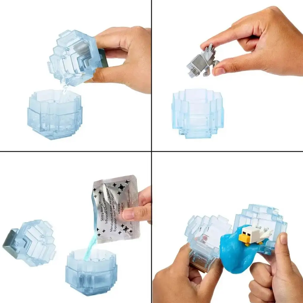 imagen de Minecraft Reveal minifigura caja blanca - Mattel 2