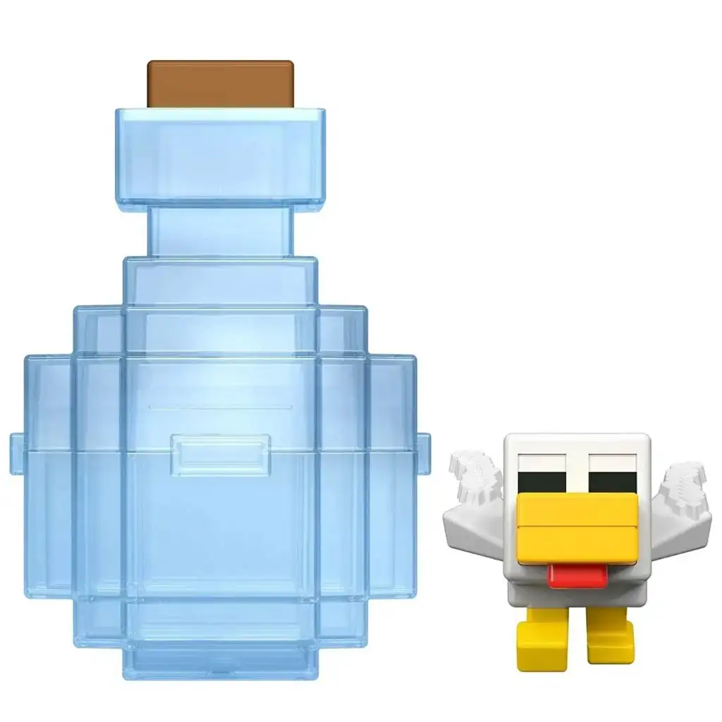 imagen de Minecraft Reveal minifigura caja blanca - Mattel 1