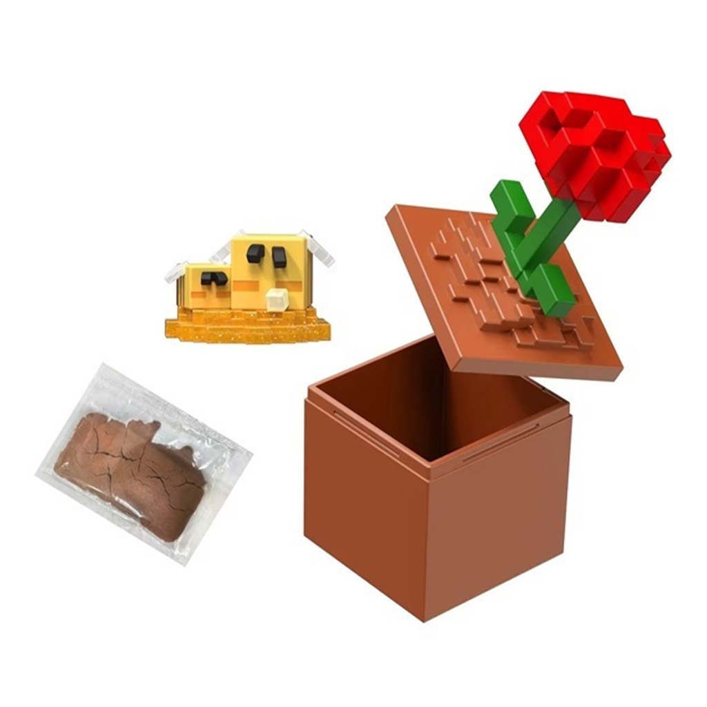 imagen de Minecraft Reveal minifigura en almacenamiento - Amapola - Mattel 1