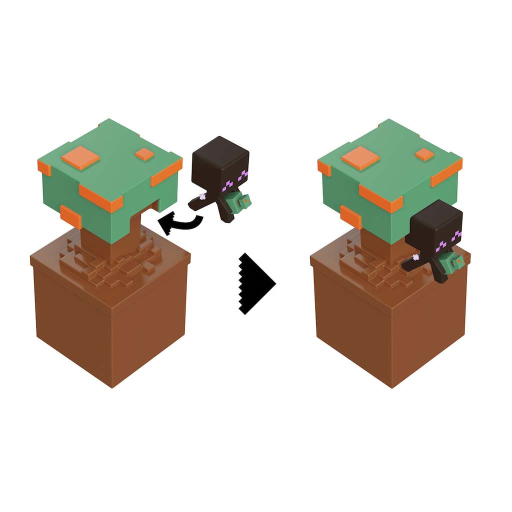 imagen de Minecraft Reveal minifigura en almacenamiento - Azalea - Mattel 2
