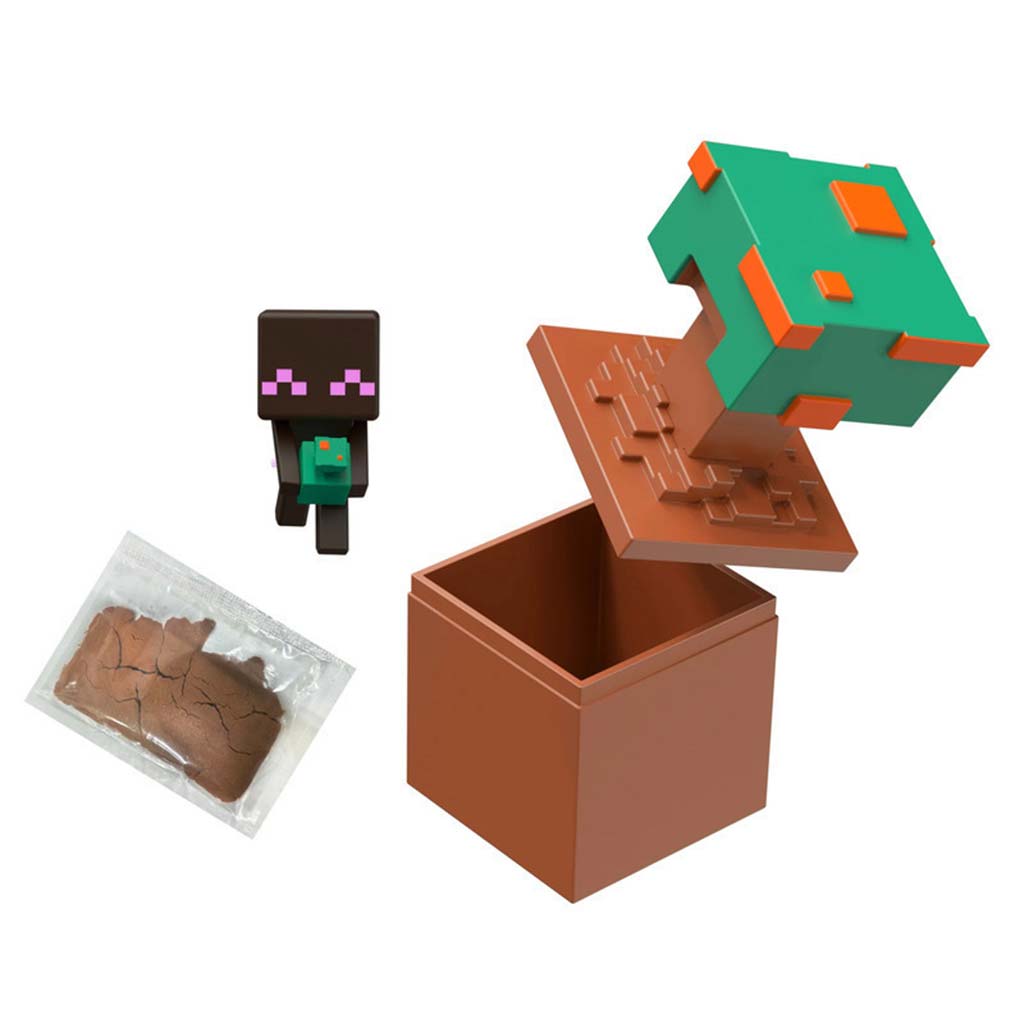 imagen de Minecraft Reveal minifigura en almacenamiento - Azalea - Mattel 1