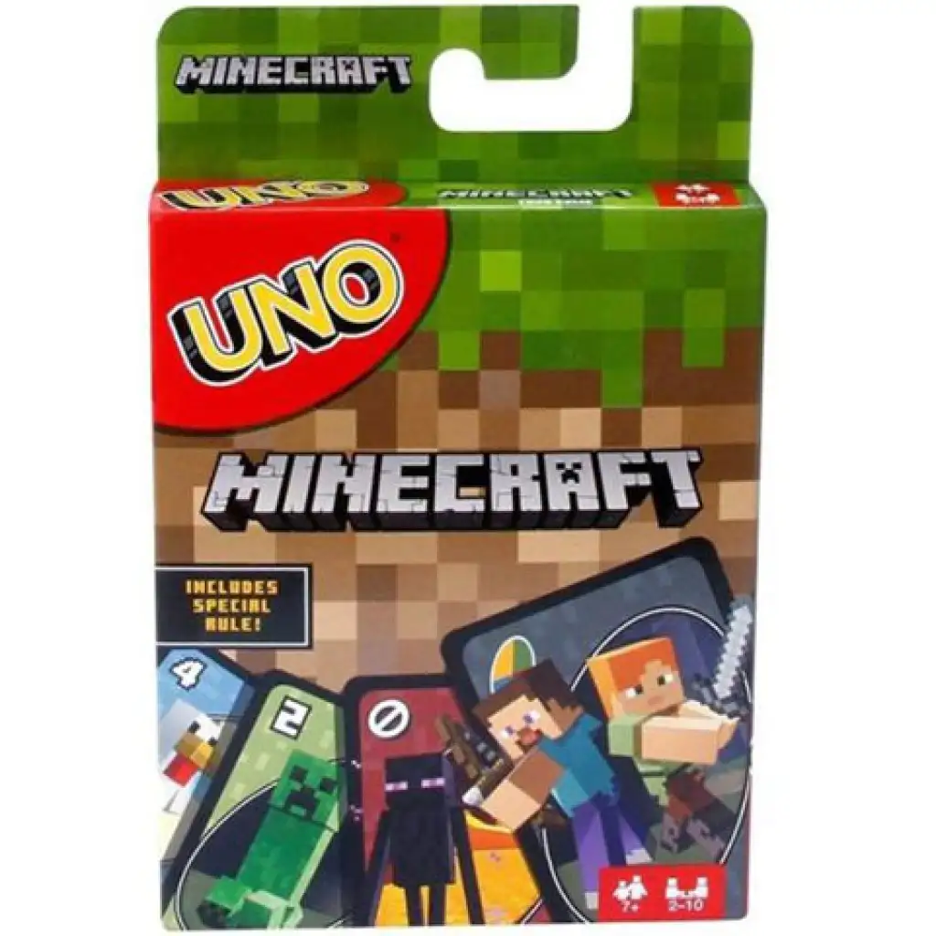 imagen de Minecraft UNO juego de cartas - Mattel 1