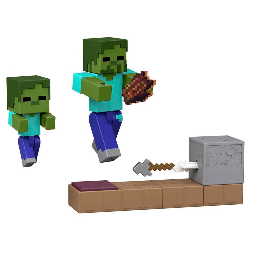imagen de Minecraft: Zombie Arrow Trap figura de acción - Mattel 3