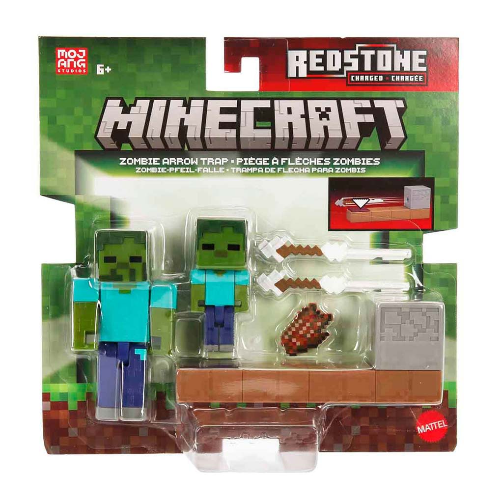 imagen de Minecraft: Zombie Arrow Trap figura de acción - Mattel 1