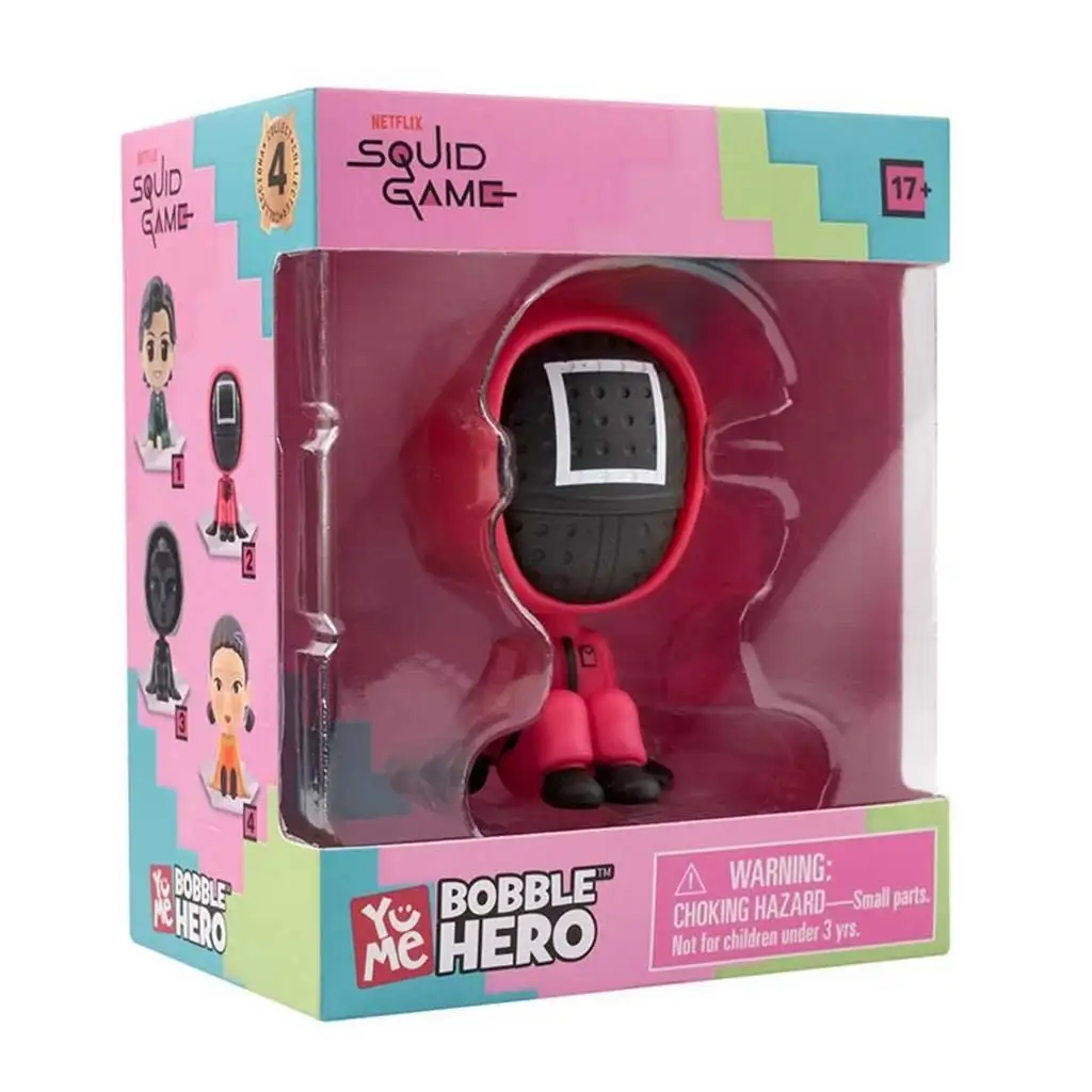 imagen de Mini figura Bobble Hero de Squid Game en caja con ventana - Guardián 1