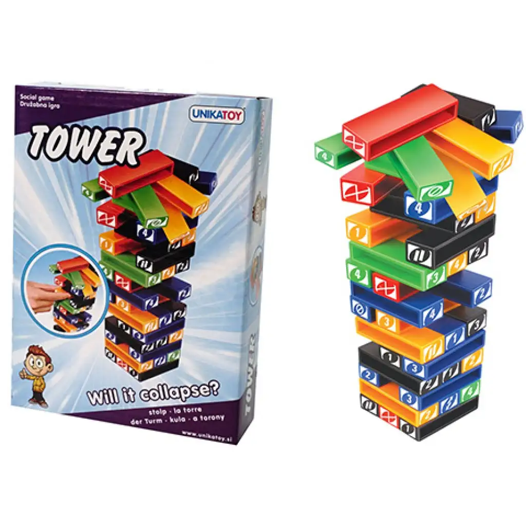 imagen de Mini Jenga torre juego de habilidad 1