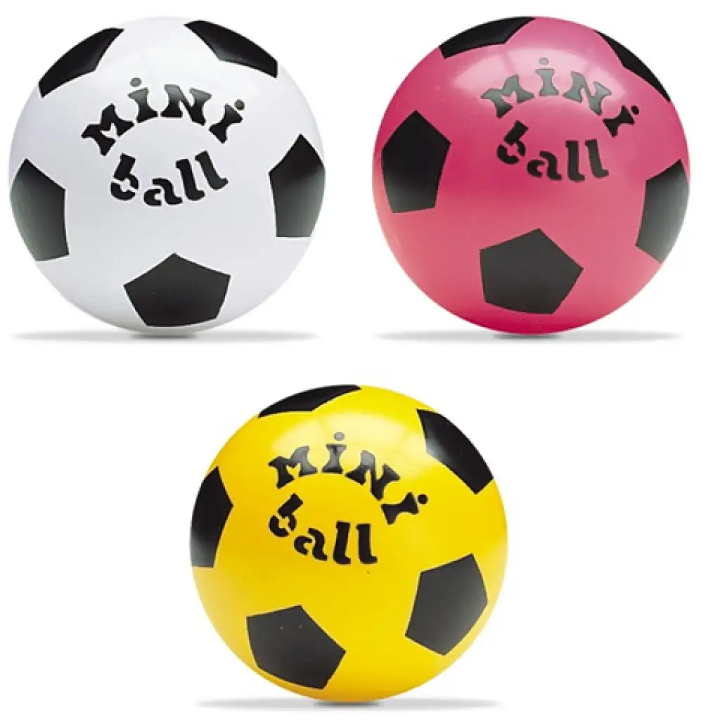 imagen de MiniBall balón de goma con diseño de fútbol 14cm en varias versiones 1