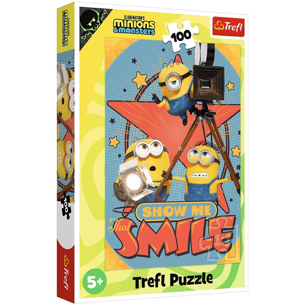 imagen de Minions 3 ¡Sonríe! Puzzle de 100 piezas - Trefl 1