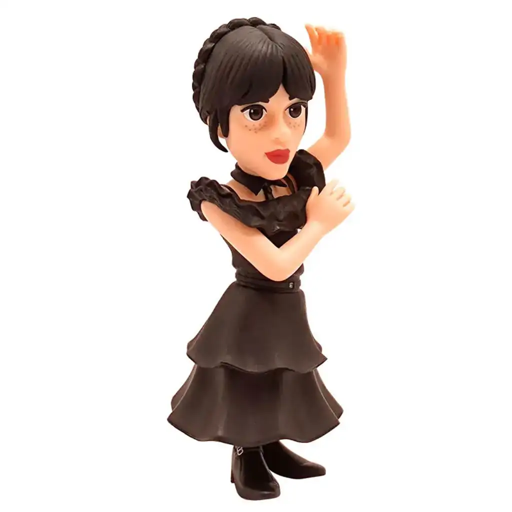 imagen de MINIX - Figura de personaje premium de Wednesday Adams en vestido de baile de 12 cm 2